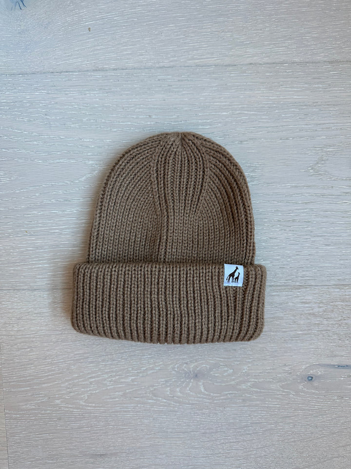 Giraffe Ribbed Beanie