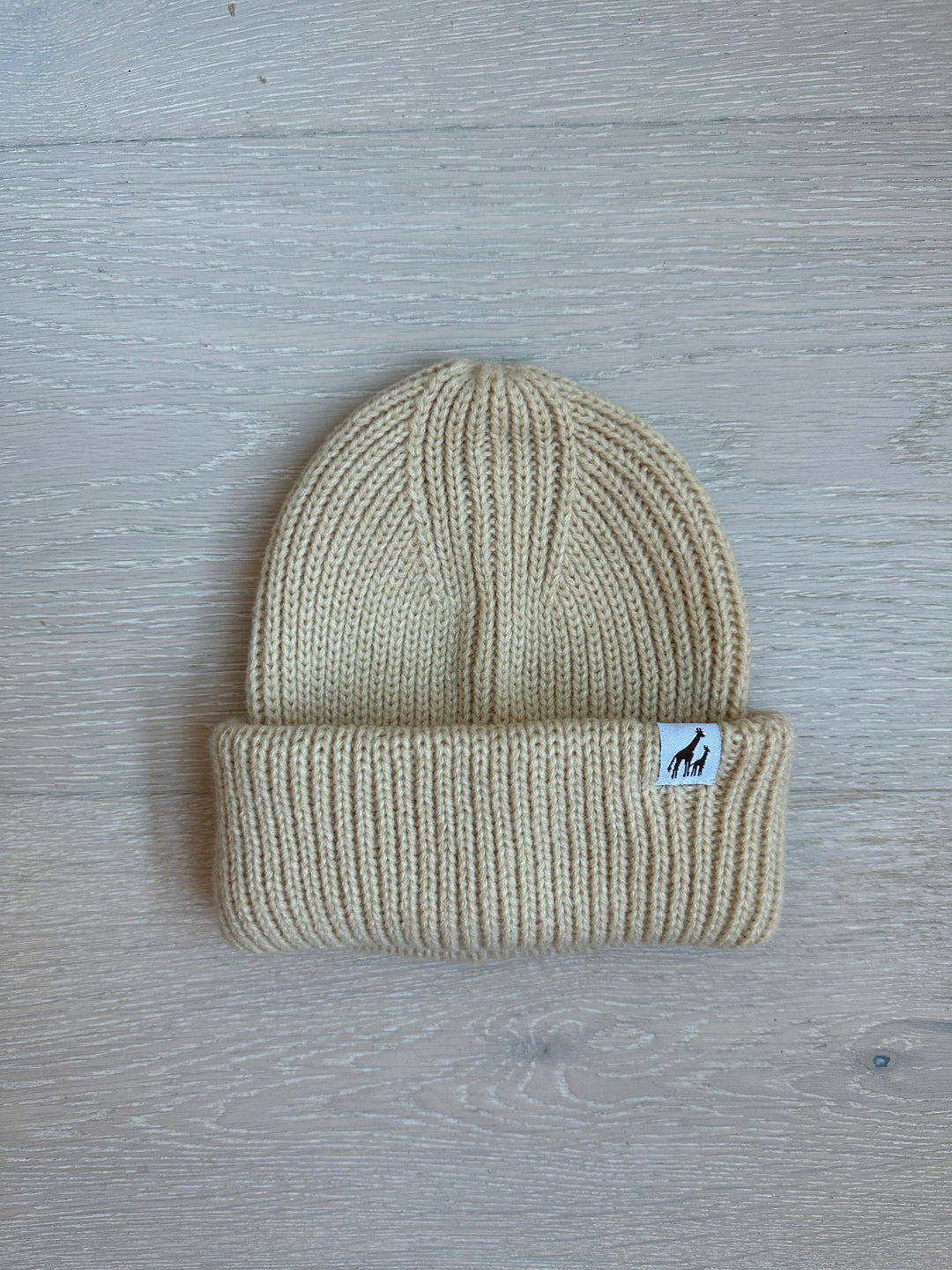 Giraffe Ribbed Beanie