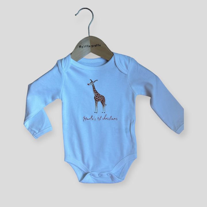 Personalised Long Sleeve Organic Cotton Vest